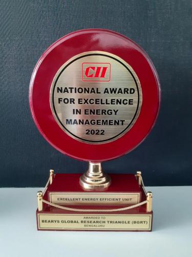 Bearys scores a Hat trick & bags “National Energy Leadership Award” from CII