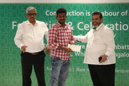 Illam Hospitality & Banquets - Vendors Felicitation