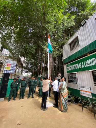 Independence day celebration at NTT data center, Ambattur