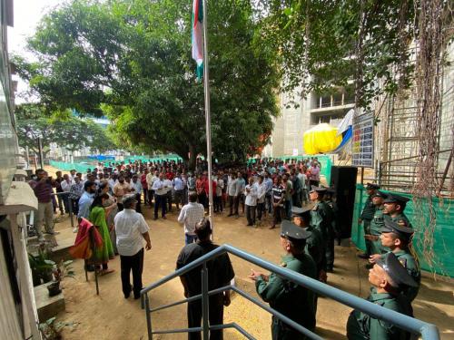 Independence day celebration at NTT data center, Ambattur