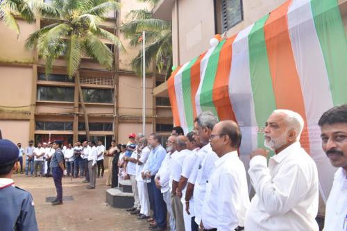 Independence celebration at bearys group of institutions, kodi, Kundapur