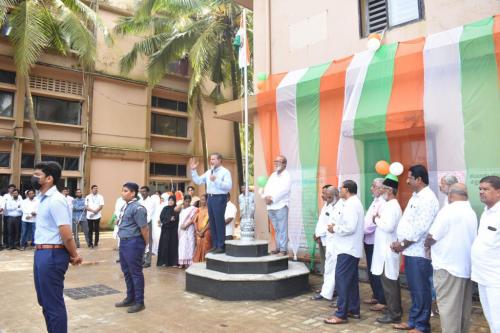 Independence celebration at bearys group of institutions, kodi, Kundapur