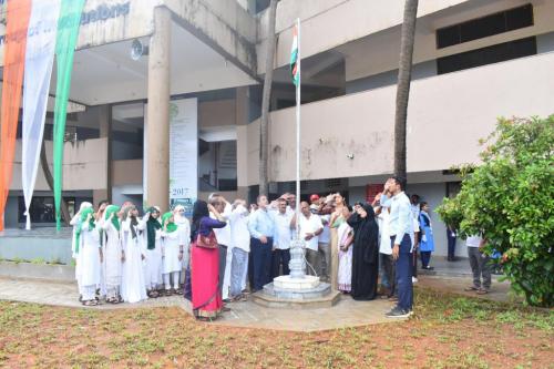 Independence celebration at bearys group of institutions, kodi, Kundapur