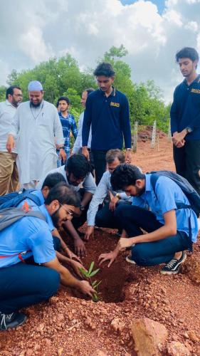 Celebrating World Green Building week by planting saplings