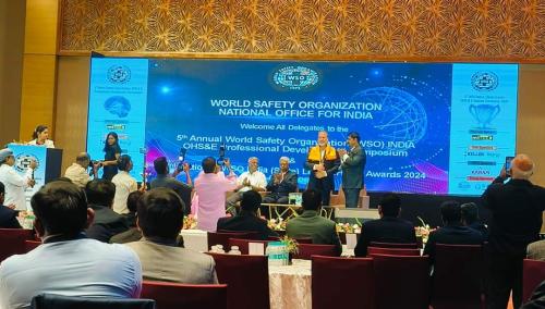 Bearys win the coveted “Outstanding Performance in Construction OHS&E Excellence Award” from WSO India